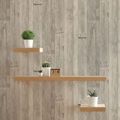 Produktbild von TADESSI Tapete Holz Gianluca M1-No.916 Vliestapete Grau Beige Landhaus Tapete in Holzoptik Wohnzimmer Schlafzimmer Küche