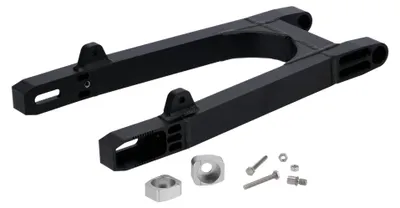 Produktbild von Schmitt CNC-Kastenschwinge, Aluminium, matt schwarz - für Simson S50, S51, S51E, S70, S70E, S53, S83