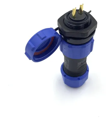 SP17 2-poliger Luftfahrtstecker, IP68, 500 V, 10 A, Kabelstecker