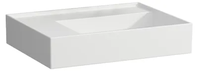 Zdjęcie produktu dla LAUFEN Kartell umywalka, półka lewa, bez otworu na baterię, bez przelewu, 600x460mm, H8103357571121