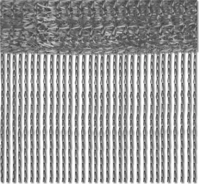 Immagine prodotto di Tenda a fili antracite 90x240 cm – Tenda in microfibra di poliestere con passante per asta, accorciabile, per finestre, porte e divisori