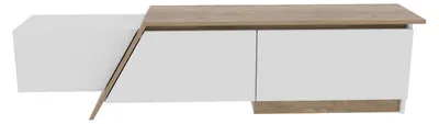 Produktbild von TV-Möbel aus Holz "Zonas" - 180 x 35 x 28 cm - Weiß