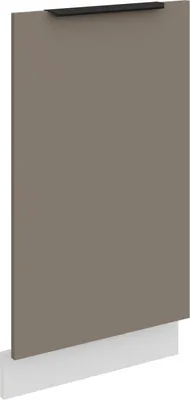 Produktbild von Tür für Einbaugeschirrspüler LUNARA – 45 x 72 cm, Dunkelbeige/Weiß