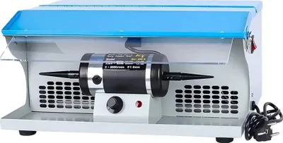 Obrázek produktu pro Leštička šperků, dvoumotorová, systém odsávání prachu, 220 V