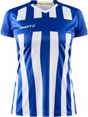 Produktbild von Craft Progress 2.0 Stripe Trikot Kurzarm Damen - Royal / Rot