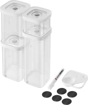 Obrázok produktu pre ZWILLING 1025971, kontajner, Obdĺžnikový, 2,445 L, Priehľadná, Biela, Plast, -10 - 90 °C
