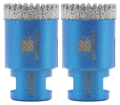 Obrázok produktu pre Diamantové vrtáky 35 mm s priemerom M14 určené pre uhlové brúsky, 2 kusy
