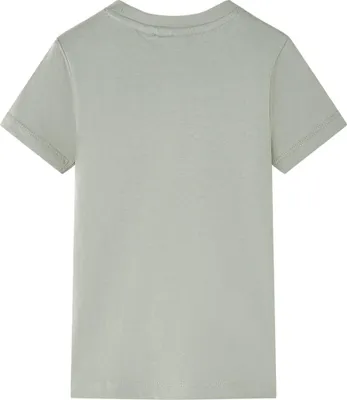 Produktbild von vidaXL Kinder-T-Shirt Helles Khaki 140