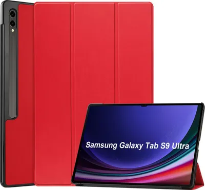 Image de Housse de tablette pour Samsung Tab Galaxy S9 Ultra SM-X910 SM-916B 14.6 pouces Slim Case Etui avec fonction stand et fonction auto sleep/wake