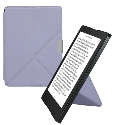 Produktbild von kwmobile Schutzhülle für Kobo Aura Edition 2 Hülle - Kunstleder Case - eReader Klapphülle mit Auto Sleep Funktion - Cover mit Ständer - Lavendel