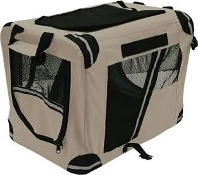Produktbild von TrendLine Tiertransportbox 80 x 55 x 60 cm beige