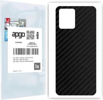 Produktbild von apgo Rückseite Schutzfolie für Realme 8 Pro -  Hinten Schutzfolie Carbon, Rückseite Folie schützt vor Kratzern und Fingerabdrücken