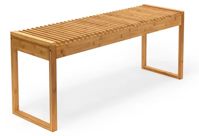 Bambus Sitzbank 3-4 Personen, 120 cm, Natur