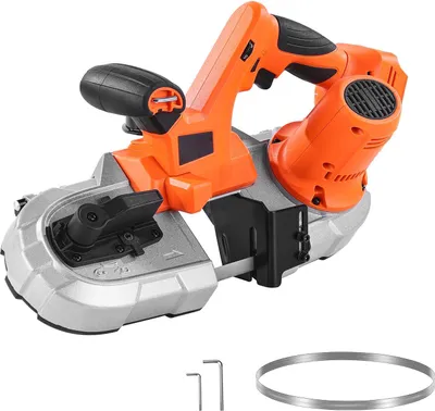 Produktbild von SucceBuy 20V Akku-Bandsäge, 65 mm Schnitttiefe, 0–192 m/min Geschwindigkeit (ohne Akku)