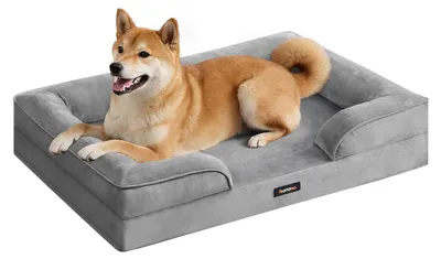 Produktbild von Feandrea Orthopädisches Hundebett, Hundekissen, 89 x 63 x 16 cm