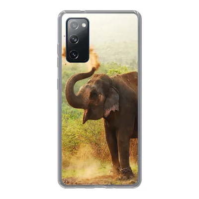 Produktbild von MuchoWow® Handyhülle Schutzhülle Hülle für Samsung Galaxy S20 FE Elefant - Tiere - Wald - Bäume Silikon Softcase Handy Hülle - Abdeckung