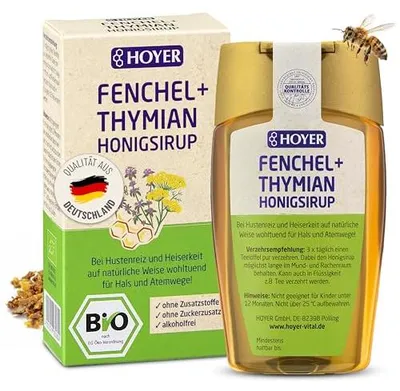 Image de Fenouil + Thym - Sirop de miel 250g
