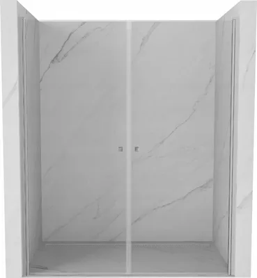 Produktbild von Mexen Pretoria Duo Drehbare Duschtür 170 cm, Transparent, Chrom - 852-170-000-02-00