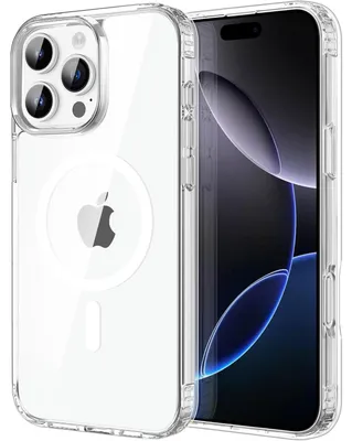 Image de Coque de protection pour iPhone 16 Pro, compatible MagSafe, protection de l'appareil photo, antichoc, transparente et mate