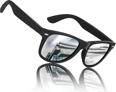 Image de Sunier 2025 Lunettes de soleil rétro polarisées pour hommes UV400 Cat 3