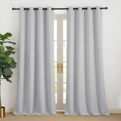 Immagine prodotto di Tende oscuranti, 2 pezzi, dimensioni 240 x 140 cm, colore grigio chiaro, per soggiorno