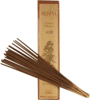 Produktbild von Arjuna Räucherstäbchen, Balinesische Räucherstäbchen - Lotus, Braun, 26*6*0,5 cm, Räucherstäbchen aus Bali