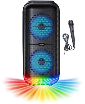 Immagine prodotto di Luminous Karaoke Speaker - INOVALLEY - KA22-BTH - Bluetooth V5.0 - 49 cm - 500 W - Black