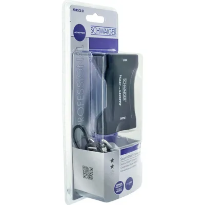 Immagine prodotto di Schwaiger HDMSCA02533 Schwaiger HDMI Scart-Konverter HDMI-Buchse > SCART-Buchse