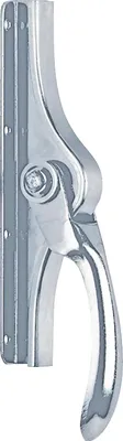 Produktbild von Tortreibriegel Torverschluss aufliegend, 8 x 8 mm, Hub 16 mm, Stahl verzinkt