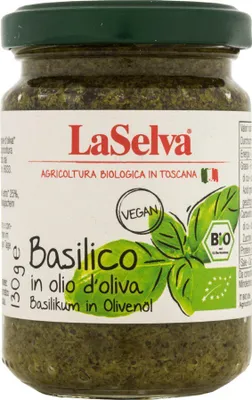 Image de Basilic à l'huile d'olive 130g