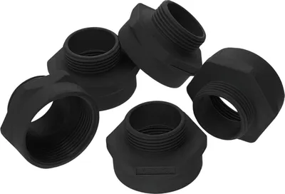Image de 5 pièces Kalitec G5253210 Extension M25/M32 plastique noir