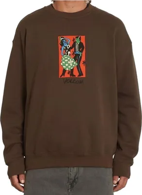 Produktbild von Volcom Herren FA BOB Mollema Crew Dark Brown : M Größe: M