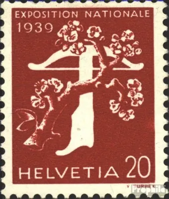 Produktbild von Briefmarken Schweiz 1939 Mi 350y gestempelt Landesausstellung