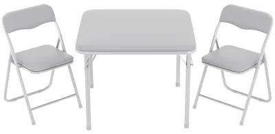 Produktbild von Kindertisch mit 2 Stühlen, Spieltisch Kinder, Kindersitzgruppe Indoor