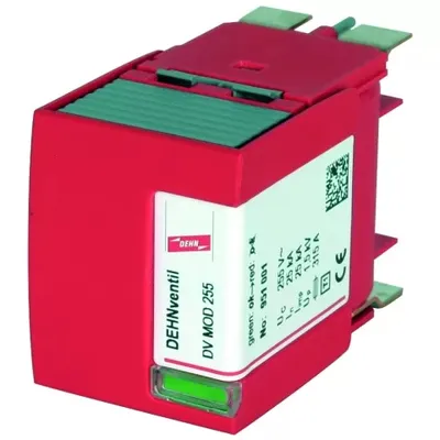 Produktbild von Dehn Funkenstrecken-Schutzmodul Typ 1 + Typ 2 für DEHNventil M 951001
