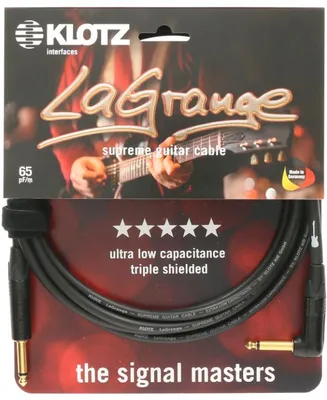 Produktbild von KLOTZ AIS GmbH LAGPR0300, 6.35mm, Männlich, 6.35mm, Männlich, 3 m, Schwarz
