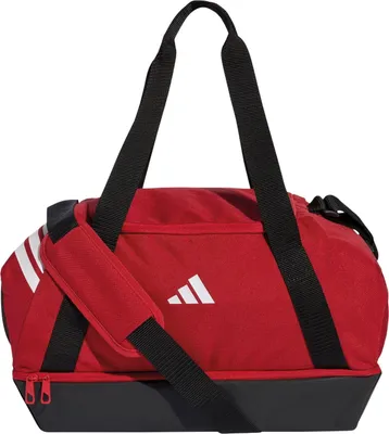 Image de Sac de sport adidas Tiro S avec compartiment de rangement en bas, couleur rouge/blanc "team power"