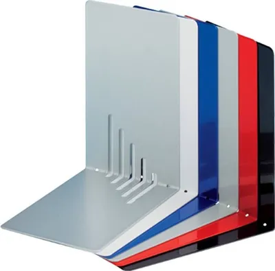 Produktbild von MAUL Buchstütze Stahl 14 x 8.5 x 14 cm grau