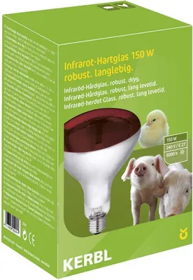 Immagine prodotto di lampada infrarossi per riflettore 150 watt - col. rosso