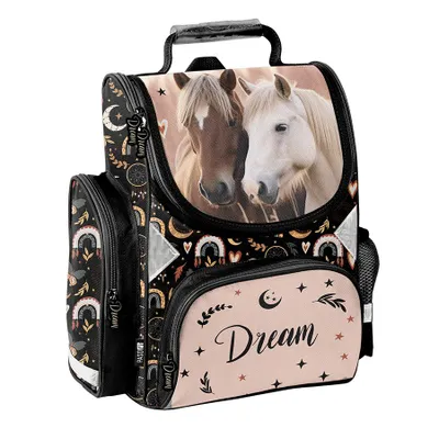 Produktbild von PASO Schulranzen für Jungen & Mädchen PFERDE 1 -3 Klasse horses