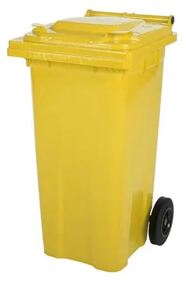 Produktbild von Zweirad Müllgroßbehälter 120 Liter gelb
