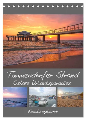Produktbild von Timmendorfer Strand - Ostsee Urlaubsparadies (Tischkalender 2027 DIN A5 hoch), CALVENDO Monatskalender
