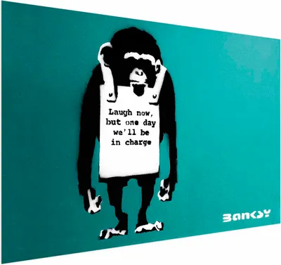 Produktbild von Posterpapier Poster - Evil Monkey 30x21 cm Streetart g-C-0146-ao-a