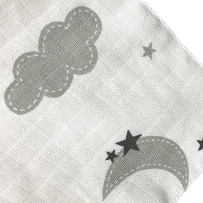 Obrázok produktu pre Ublinkávacie plienky 10 ks, bavlna, 80 x 70 cm, sivá a zelená, pre bábätko