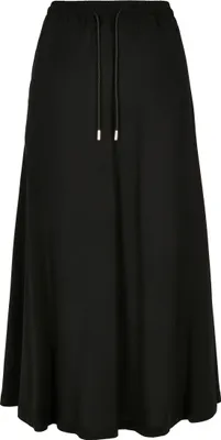Produktbild von Urban Classics Langer Rock Damen Ladie Viscose Midi Skirt schwarz 5XL