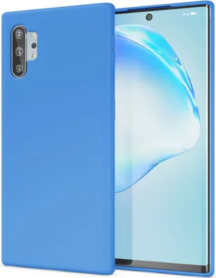 Produktbild von NALIA Neon Handy Hülle für Galaxy Note10+ / 10+ 5G, Soft case & Silikon Bumper Blau
