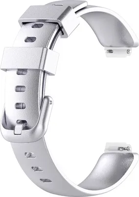 Produktbild von BStrap Silicone Armband für Fitbit Inspire 2, silver