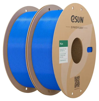 Produktbild von eSUN PLA+ Filament 1.75mm, Blau, 2KG