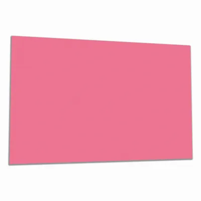 Produktbild von Wallario Herdabdeckplatte aus Glas, Größe 90 x 52 cm 1-teilig, Motiv Pastellrot