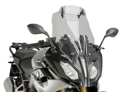 Produktbild von Puig Touring Plus Bmw R1200rs/r1250rs Windschutzscheibe Mit Visier Grau  Grau One Size